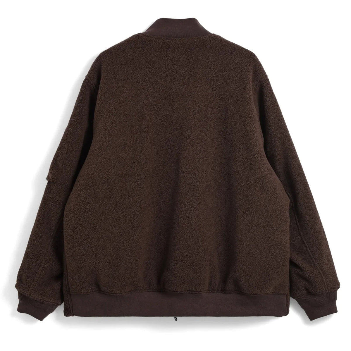 Reversible MA-1 Faux Wool Jacket - D.Brn x D.Olv