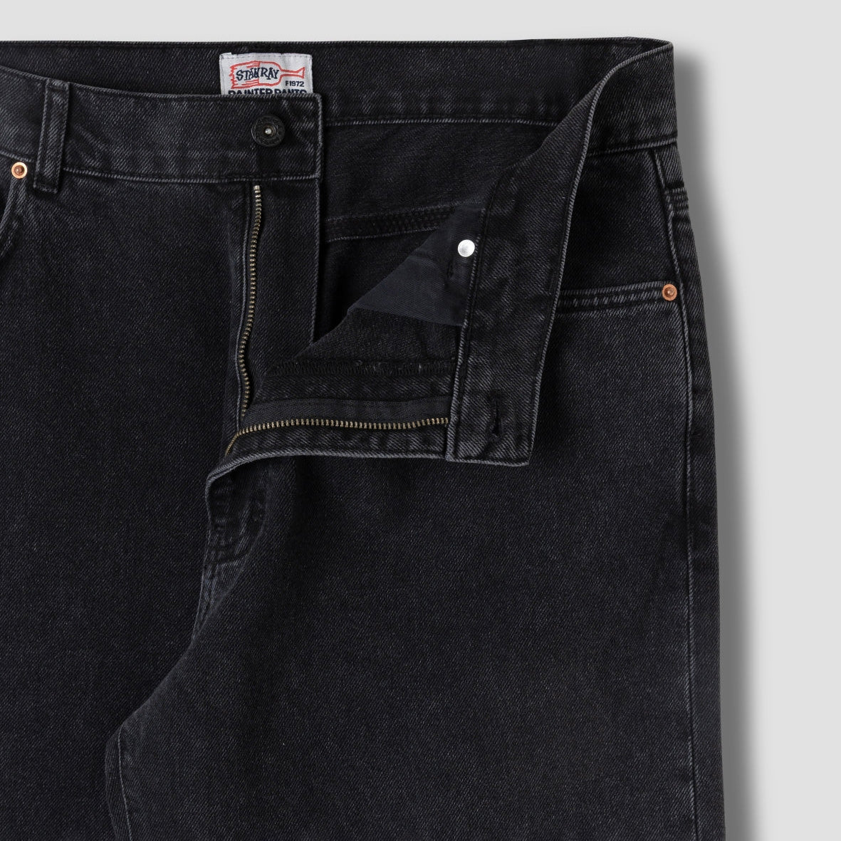 Wide 5 Denim - Washed Black