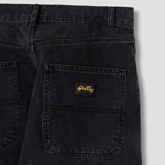Wide 5 Denim - Washed Black