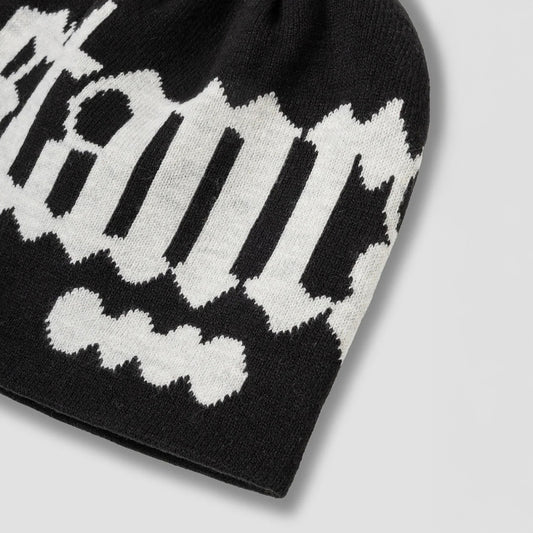 Logo Beanie - Black / Arctic Wolf