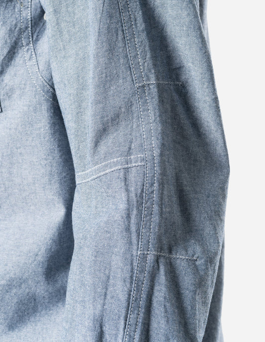 7711 Human Chambray Custom Shirt - Mid Blue