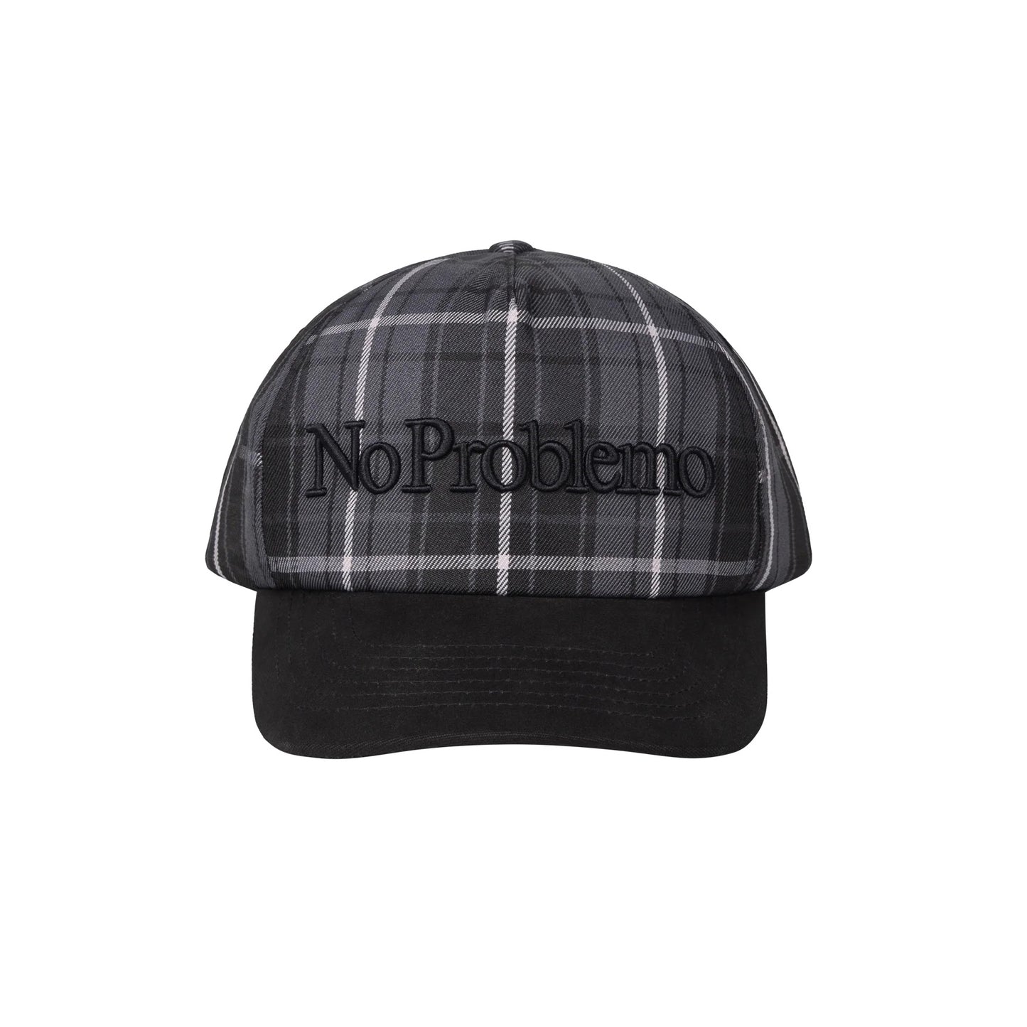 Plaid Cap - Black