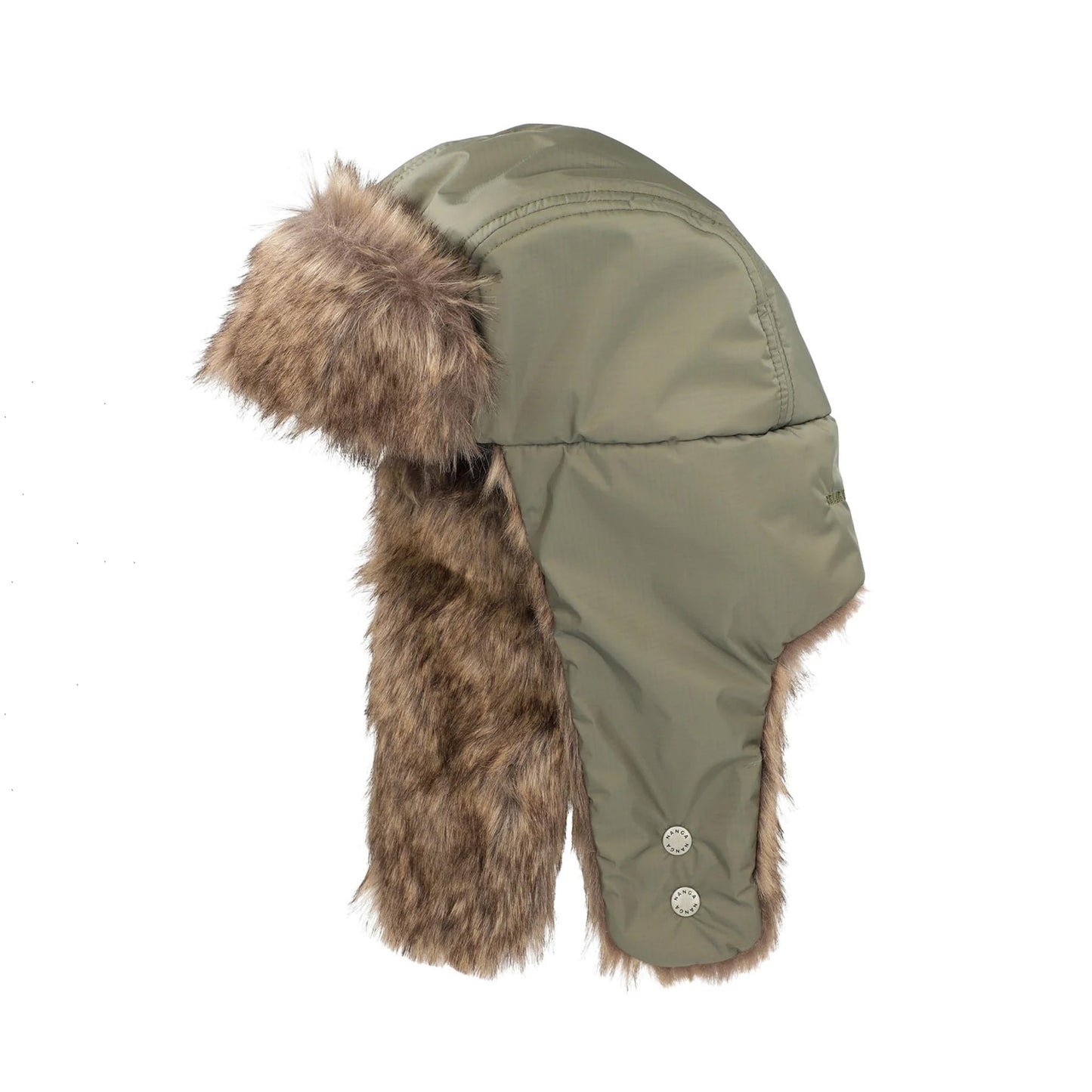 Aurora Tex Fur Flight Cap - Overdyed Green