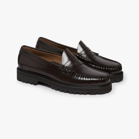 Mens Weejun 90 Larson Penny Loafers - Chocolate Leather