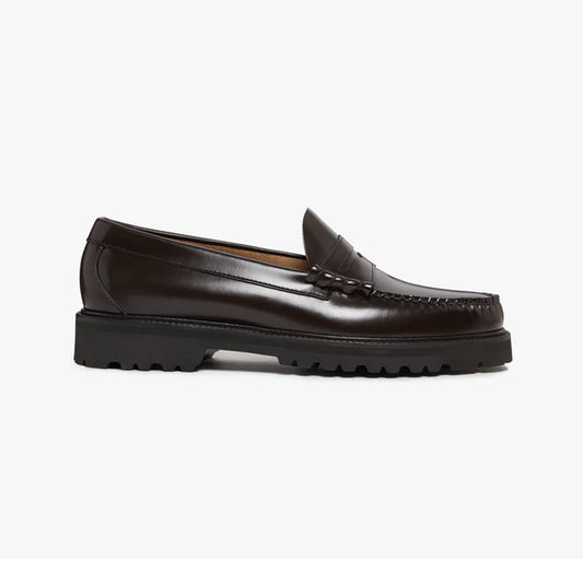 Mens Weejun 90 Larson Penny Loafers - Chocolate Leather