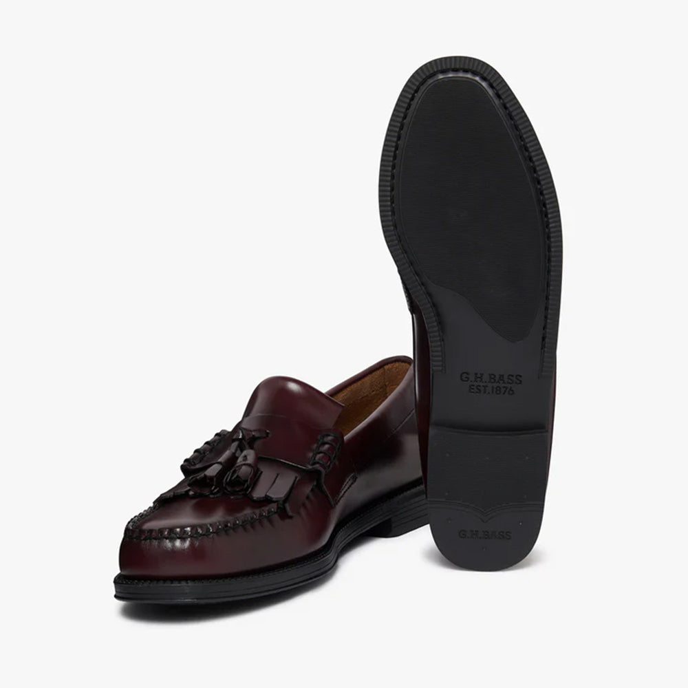 Mens Easy Weejun Layton II Kiltie - Wine Leather