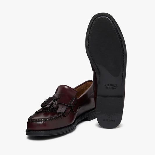 Mens Easy Weejun Layton II Kiltie - Wine Leather