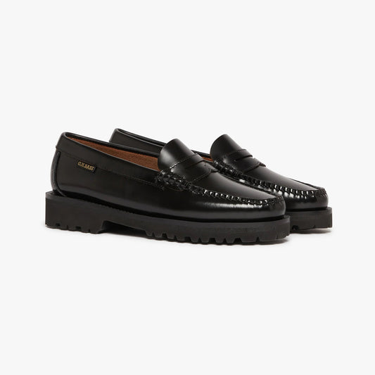 Women's Weejuns® Lug Penny Loafers - Black Leather