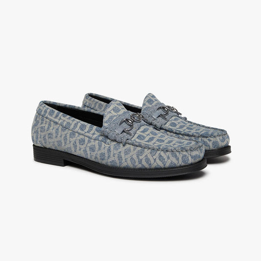 G.H. Bass X POP Trading Company Easy Weejun Lincoln - Light Blue Denim