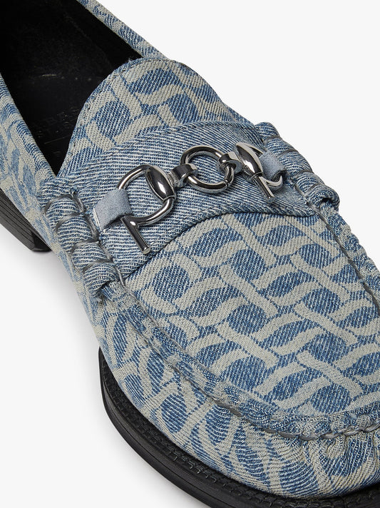 G.H. Bass X POP Trading Company Easy Weejun Lincoln - Light Blue Denim