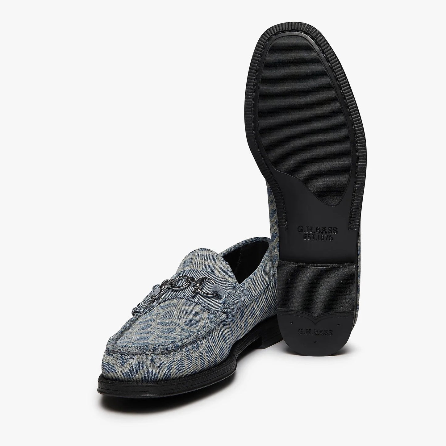 G.H. Bass X POP Trading Company Easy Weejun Lincoln - Light Blue Denim