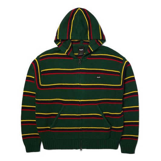 Banks Full-Zip Striped Hoodie - Sycamore