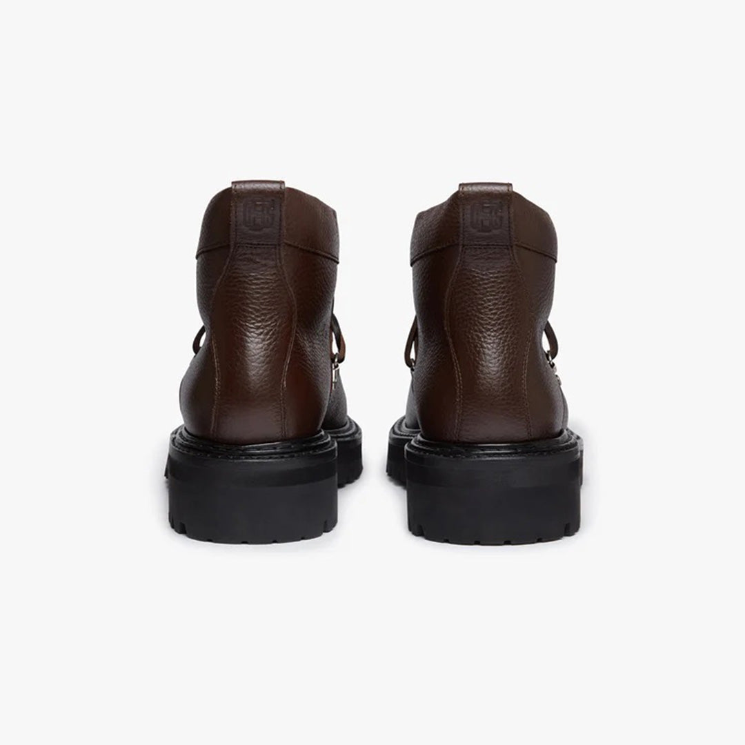 Mason Alpine Boot - Dark Brown Tumbled Leather