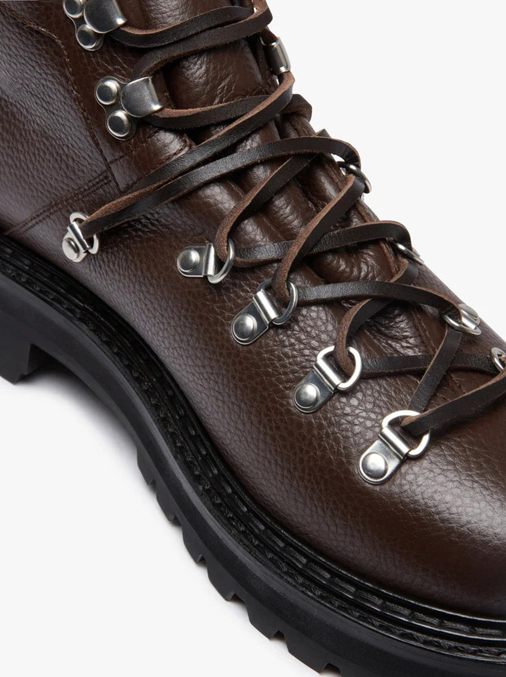 Mason Alpine Boot - Dark Brown Tumbled Leather
