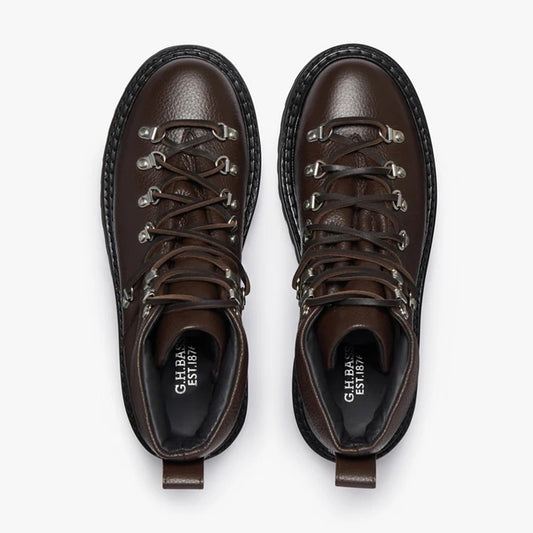 Mason Alpine Boot - Dark Brown Tumbled Leather