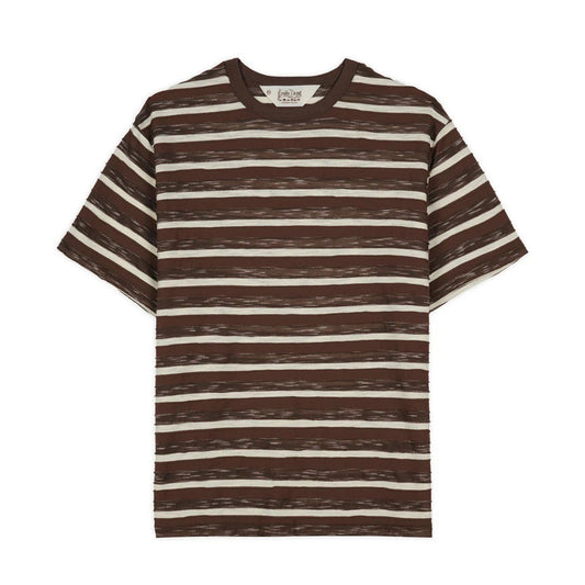 Casey Striped T-Shirt - Coffee