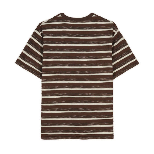Casey Striped T-Shirt - Coffee
