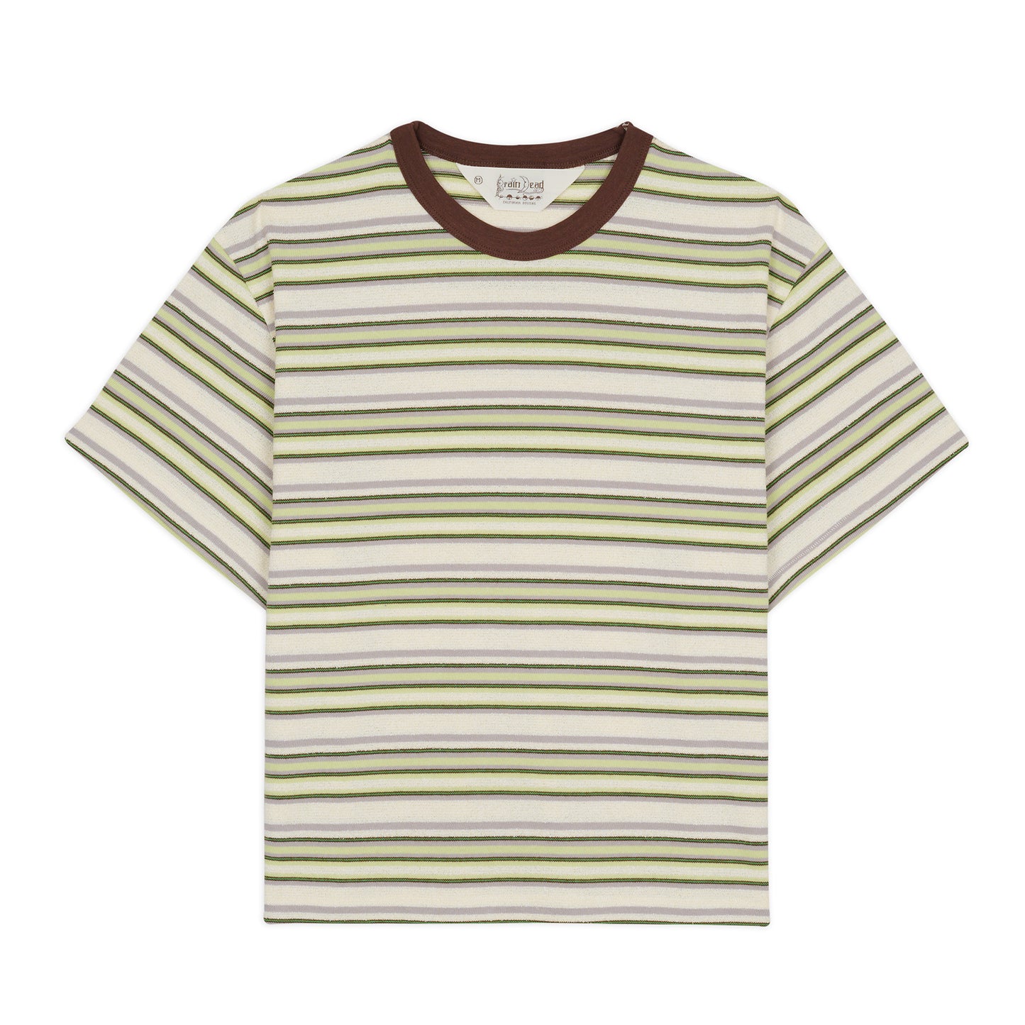 Looped Stripe T-Shirt - Green / Multi