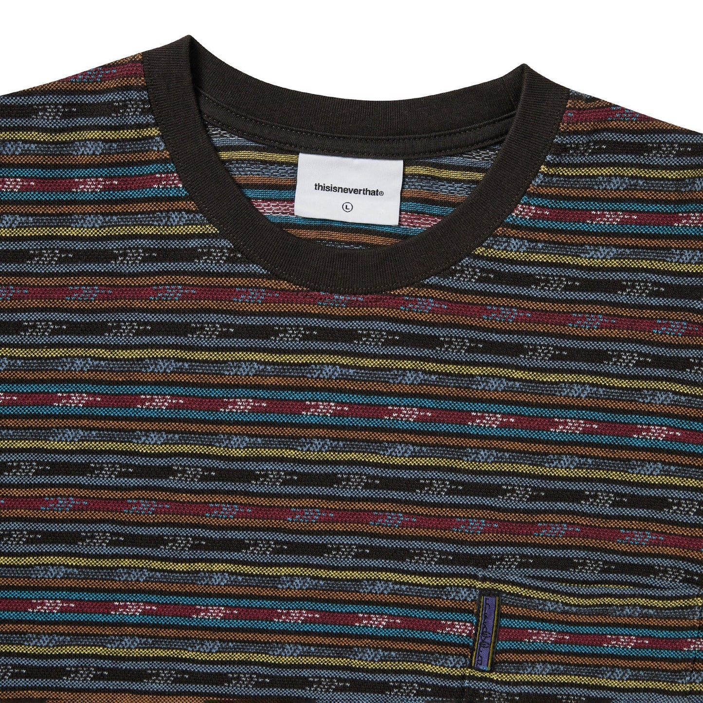 BE Striped Tee - Brown