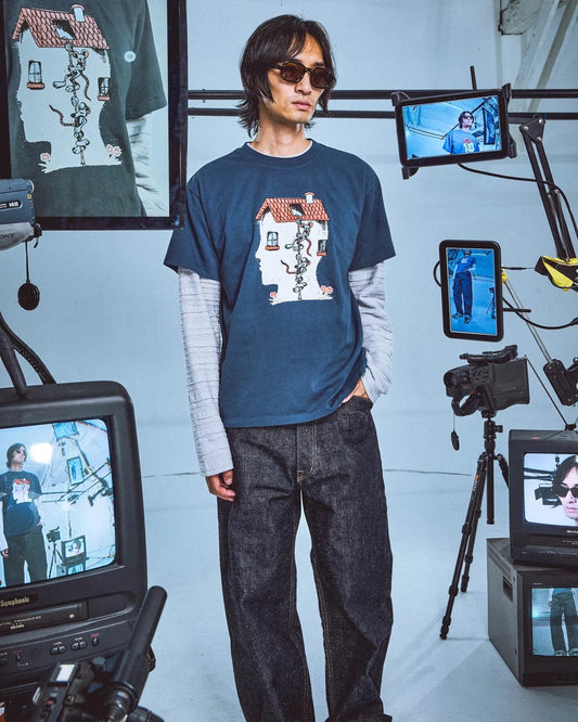 House Mouse Tee - Blue