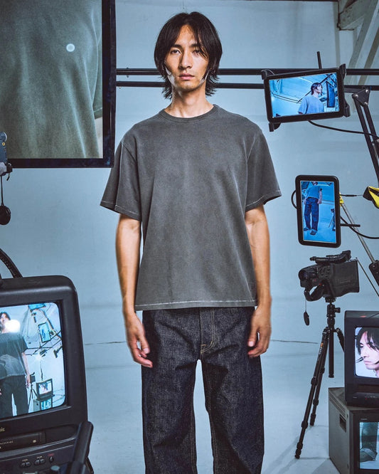 Pigment Pique T-Shirt - Black