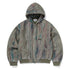 Blurred Hooded Jacket - Olive