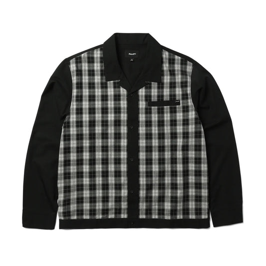 Coolidge Plaid LS Shirt - Black