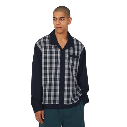 Coolidge Plaid LS Shirt - Black
