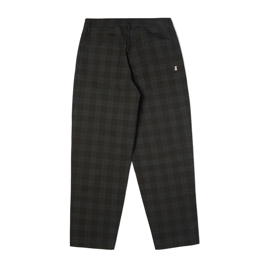 Cromer Plaid Pant - Black