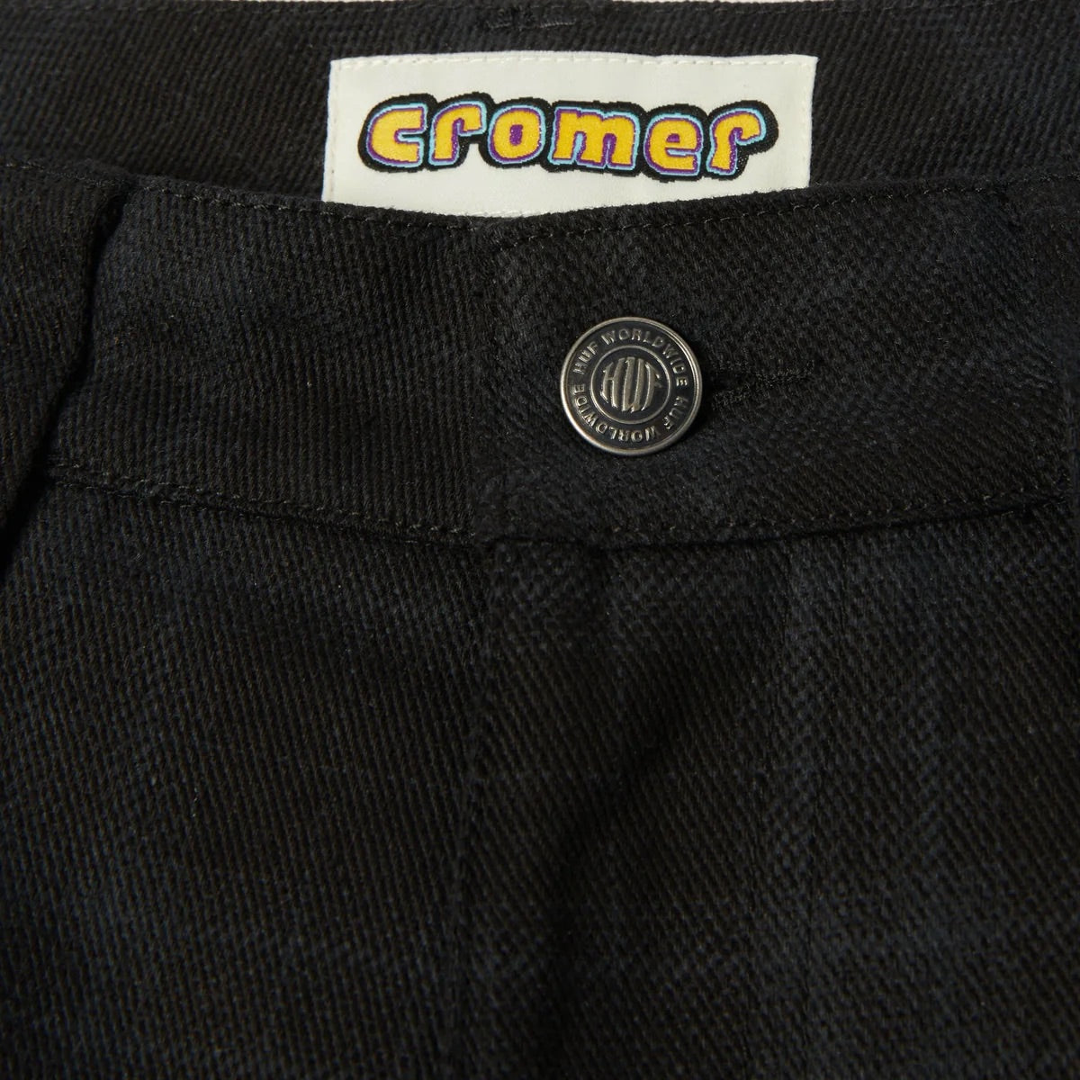 Cromer Plaid Pant - Black