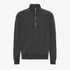 Organic Quarter Zip - Faded Black