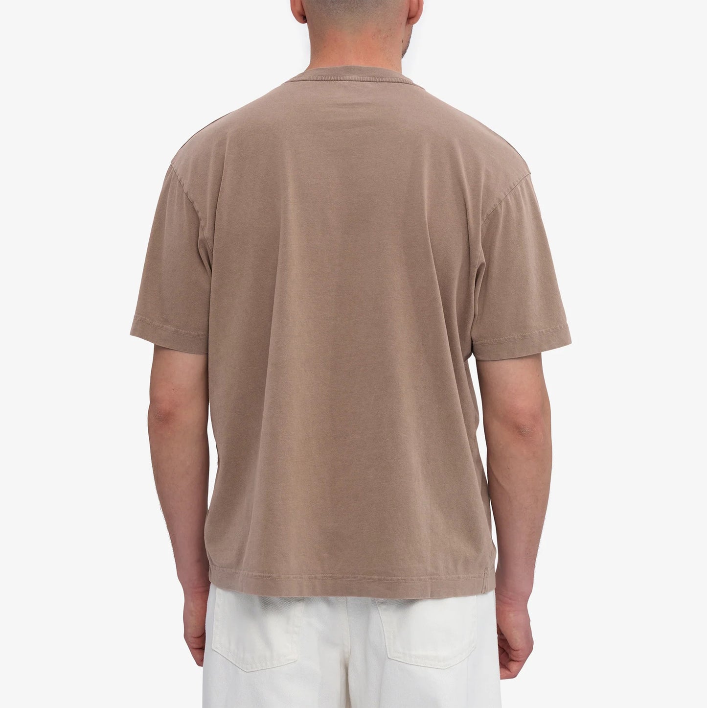 Heavy Organic Boxy Tee - Faded Khaki