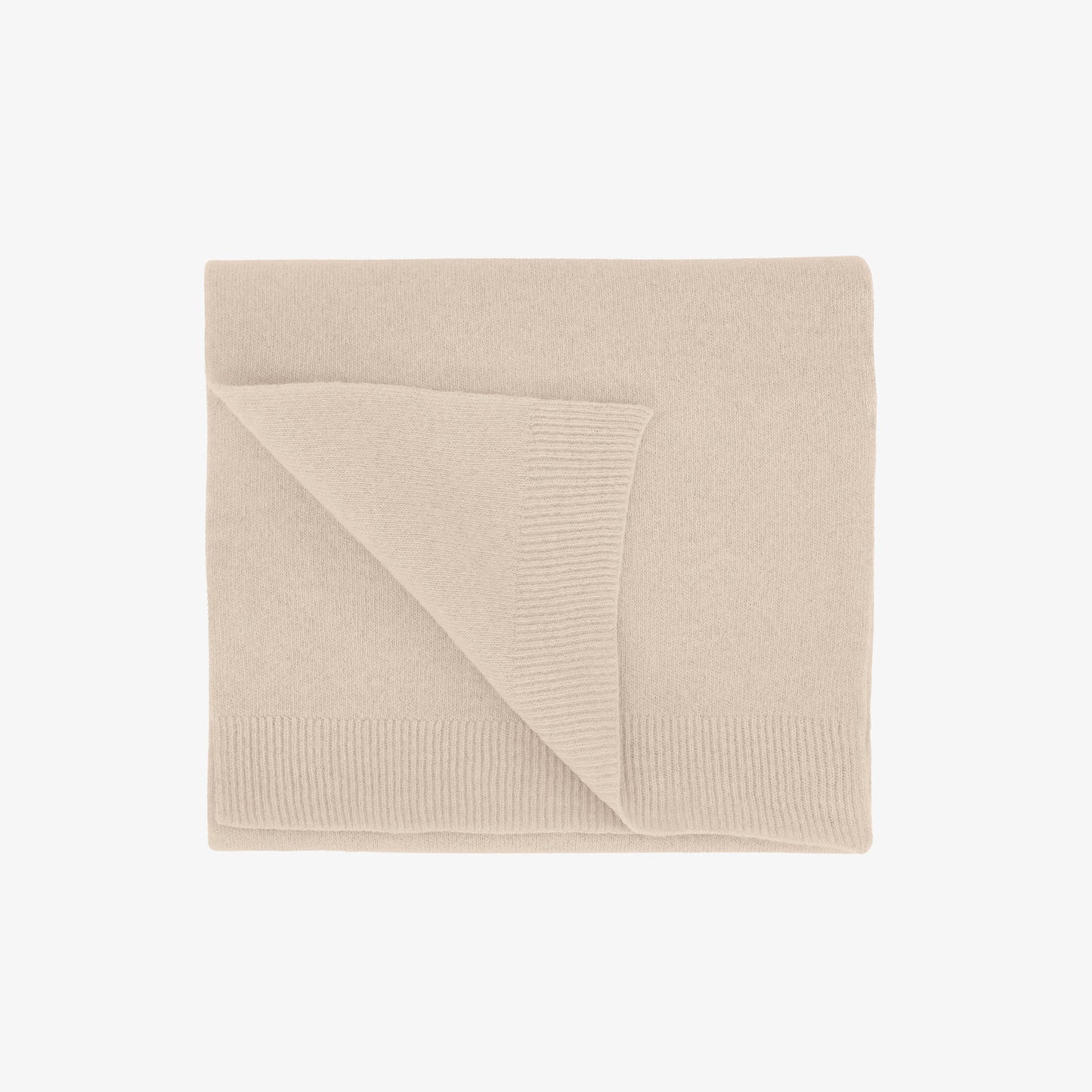 Merino Wool Scarf - Ivory White