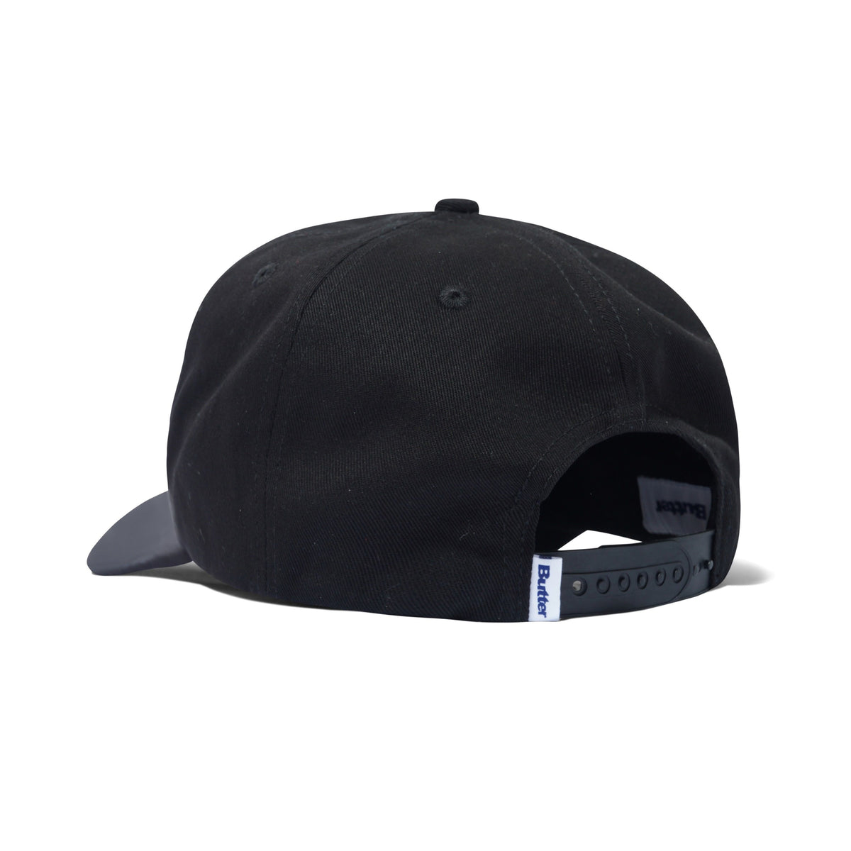 Collegiate 6 Panel Cap - Black