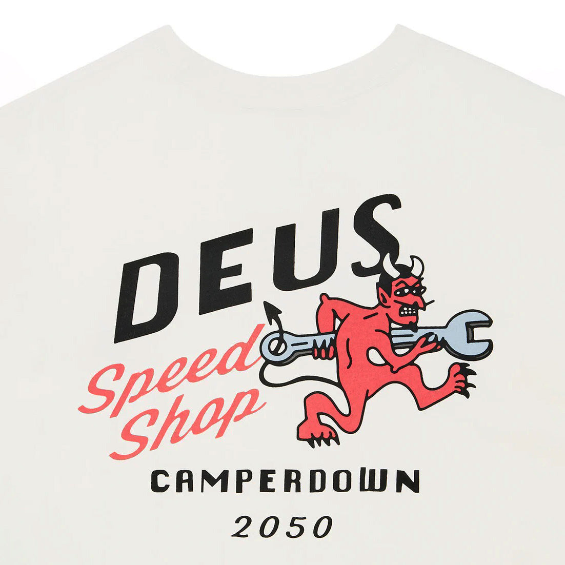 Dogleg Tee - Dirty White