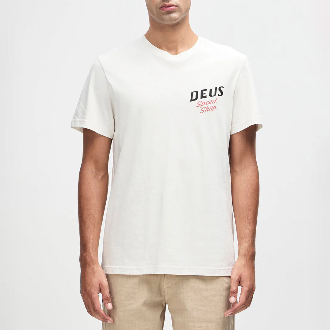 Dogleg Tee - Dirty White