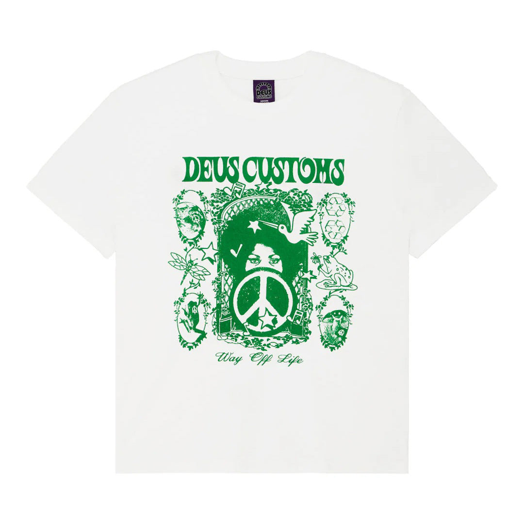 Mother-Earth Tee - Vintage White