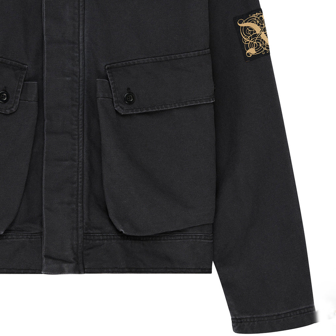 Common State Jacket - Overdyed Anthracite Grey