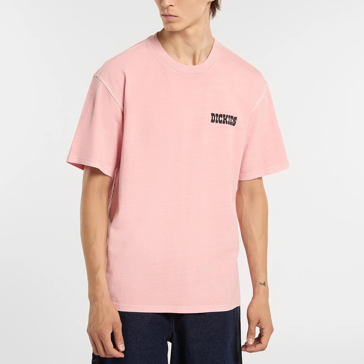 Buchtell SS Tee - Bridal Rose
