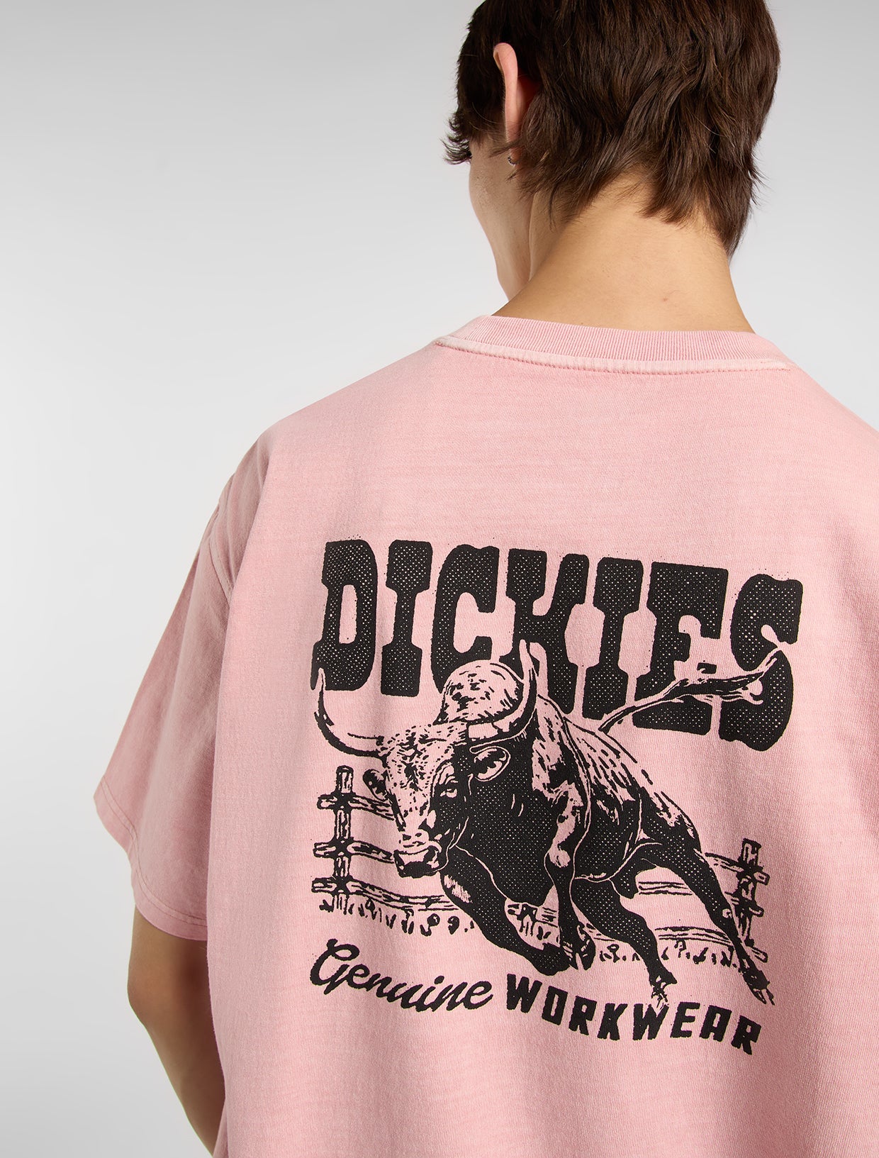 Buchtell SS Tee - Bridal Rose
