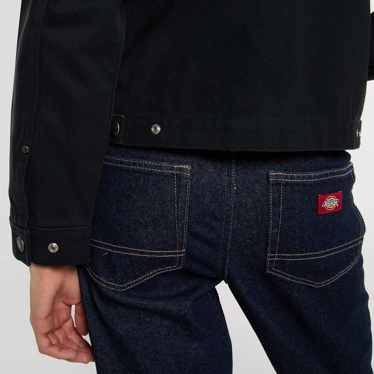 Women's Unlined Canvas Painter Jacket - Black