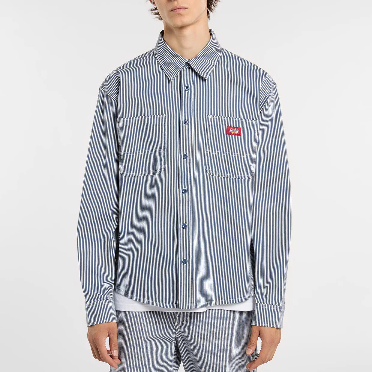 Hickory LS Work Shirt - Retro Indigo