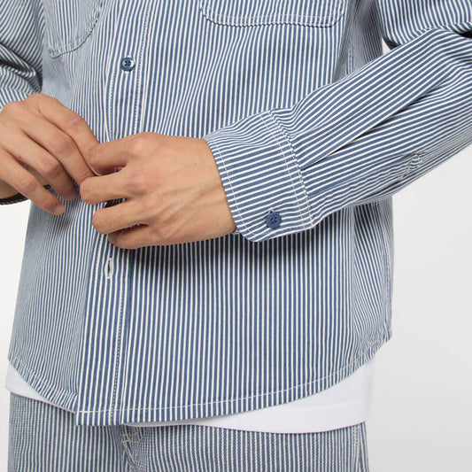 Hickory LS Work Shirt - Retro Indigo