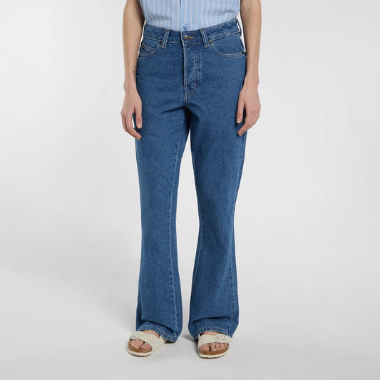 Women's Boot Cut Regular Fit Jeans - Classic Blue