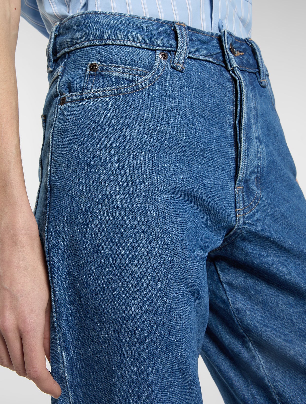 Women's Boot Cut Regular Fit Jeans - Classic Blue