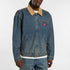 Denim Painter Jacket - Khaki Tinted Blue