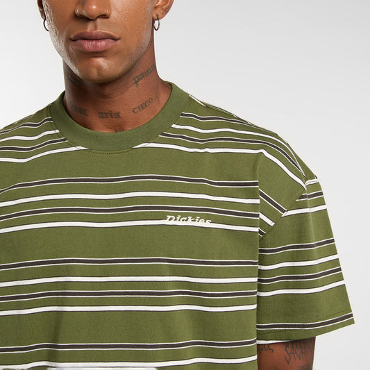 East Liberty Stripe SS Tee - Cypress
