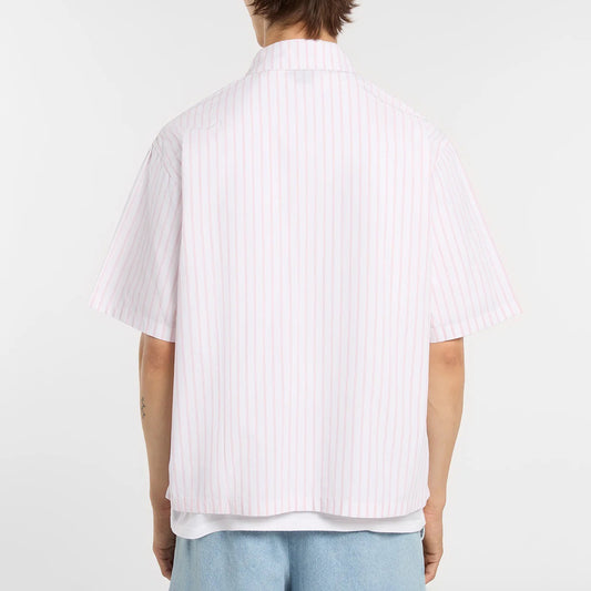 Venedocia Stripe SS Shirt - White