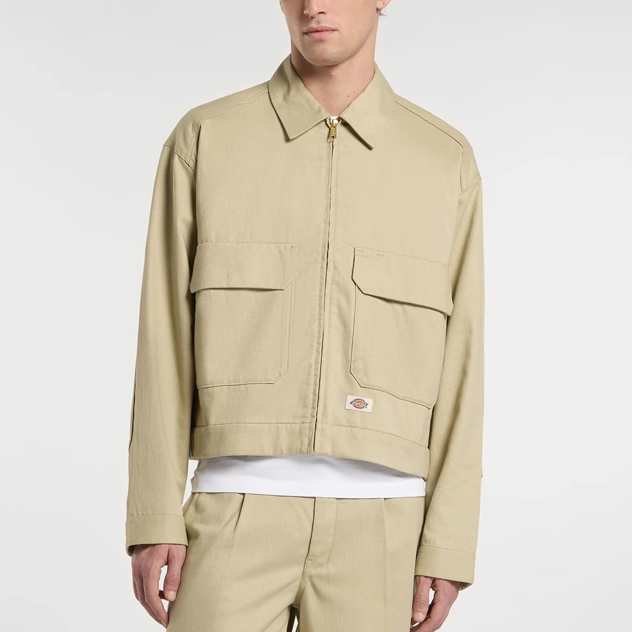 Hemp Twill Trucker Jacket - Eucalyptus