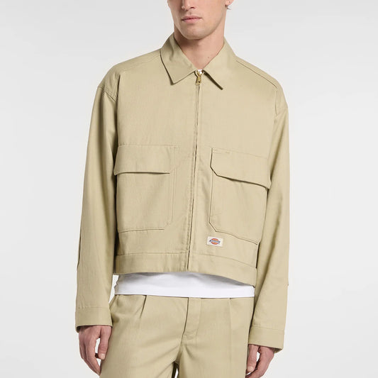 Hemp Twill Trucker Jacket - Eucalyptus